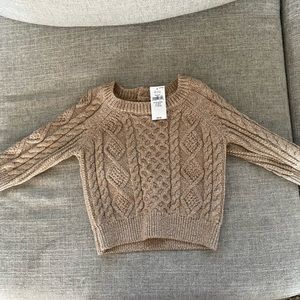NWT 6-12 months gap tan sweater